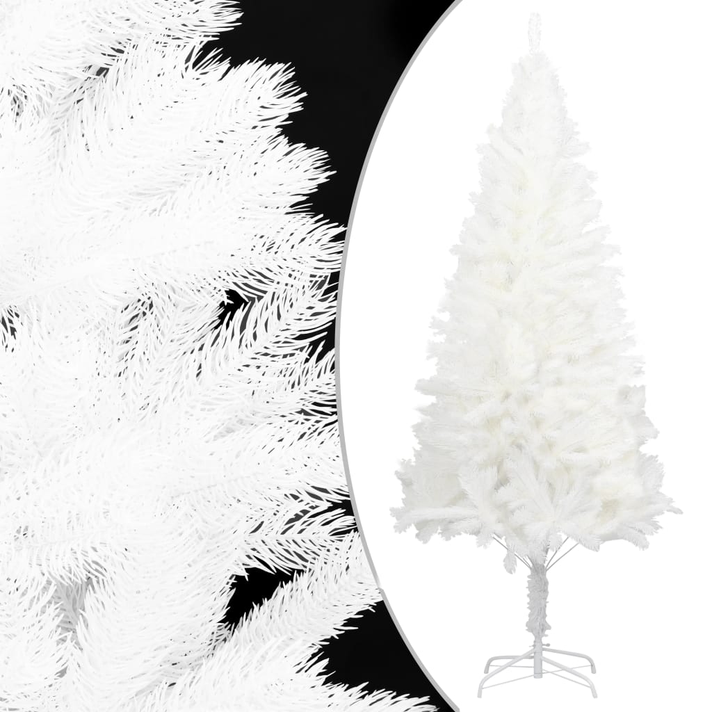 Berkfield Artificial Christmas Tree Lifelike Needles White 120 cm