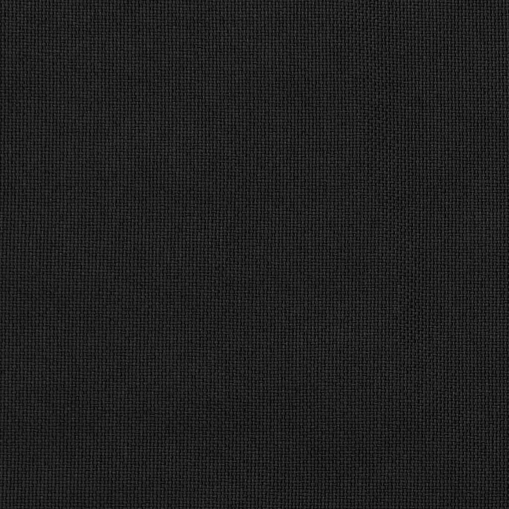 Berkfield Linen-Look Blackout Curtains with Grommets Black 290x245cm