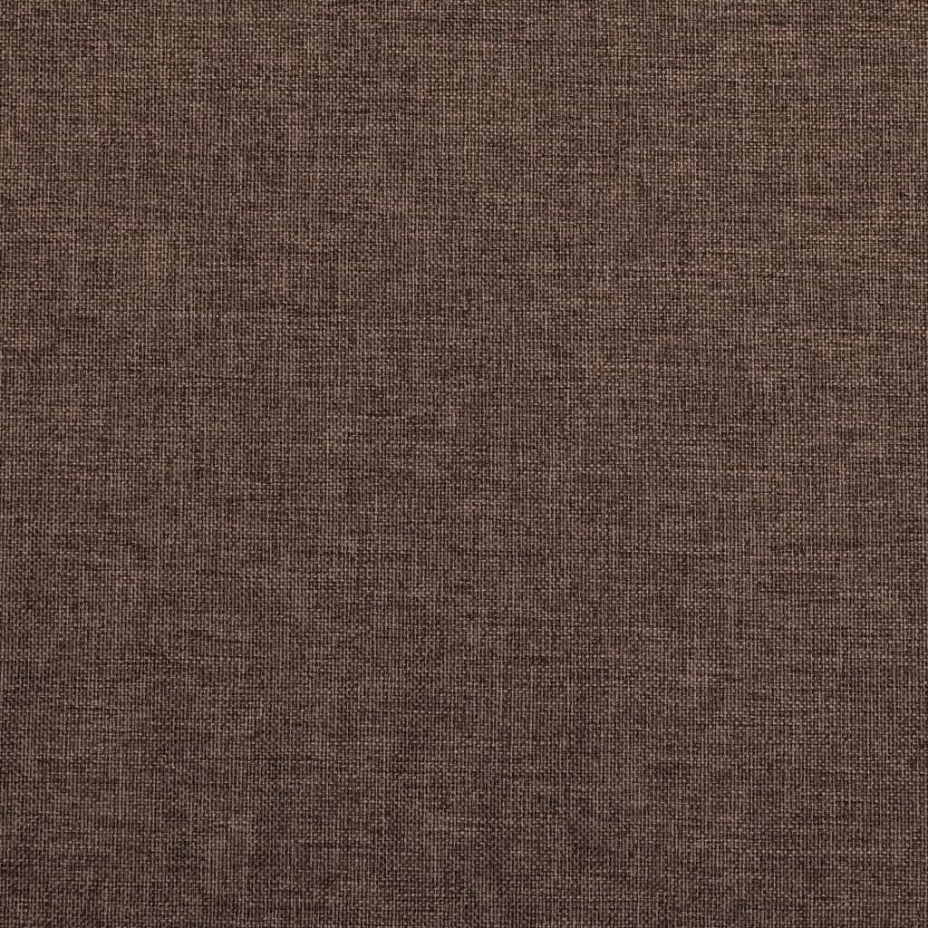 Berkfield Linen-Look Blackout Curtain with Hooks Taupe 290x245 cm