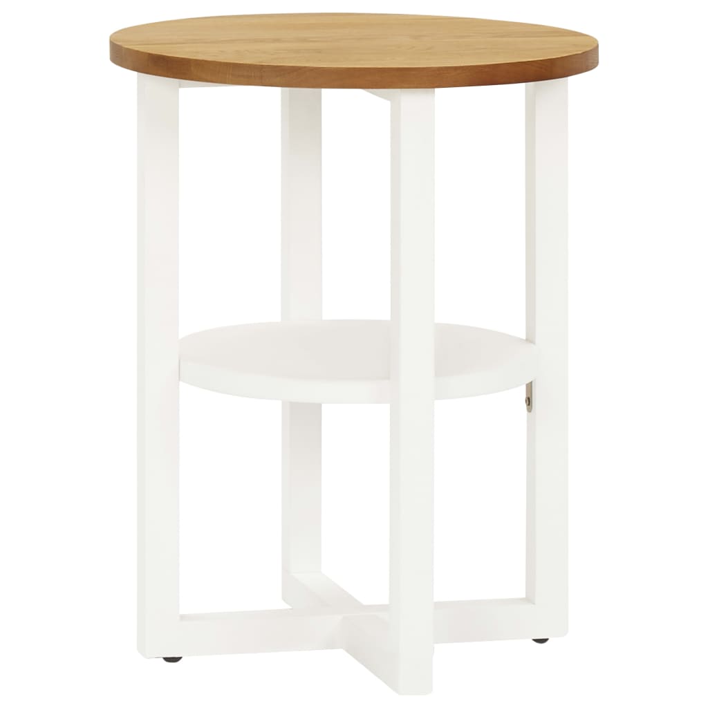 Berkfield Lamp Table 40x50 cm Solid Oak Wood