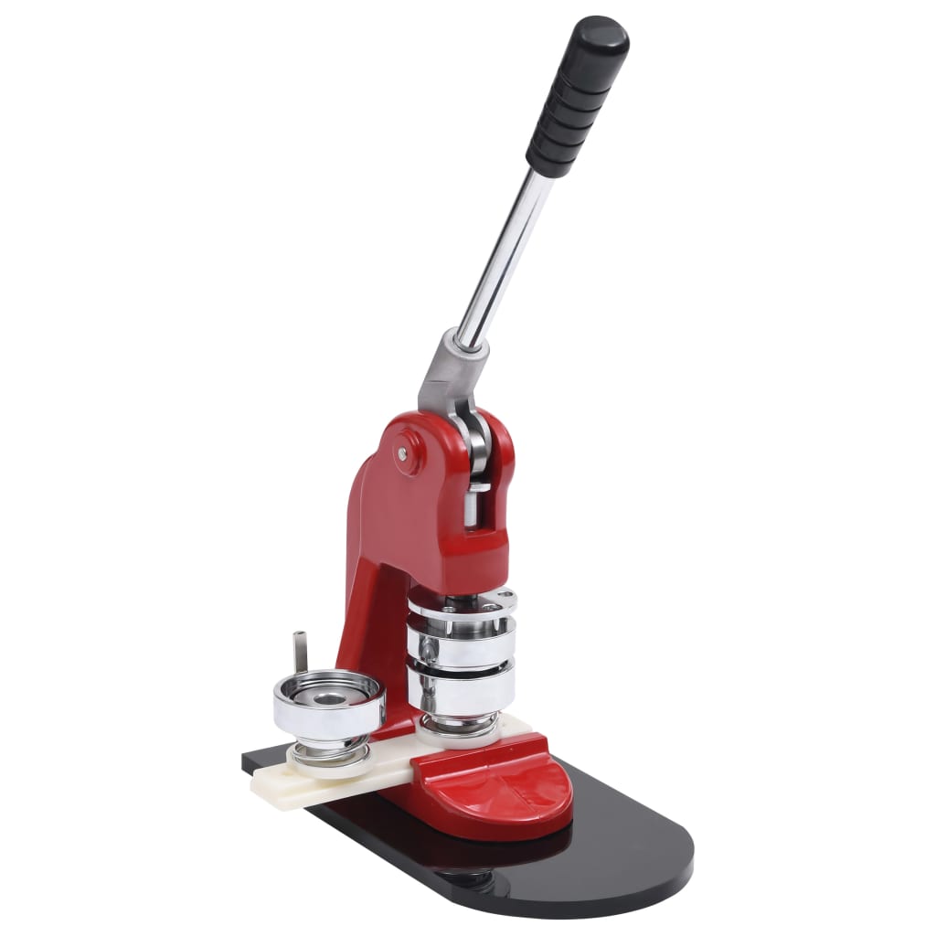 Berkfield Badge Maker Machine with Circle Cutter 37 mm