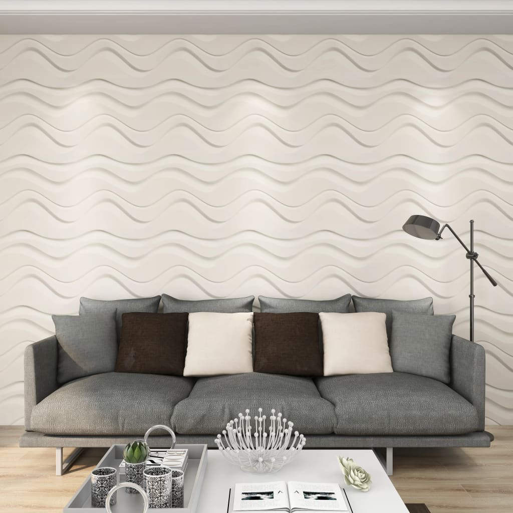 Berkfield 12 pcs Wall Panels 3D 0.5x0.5 m 3 må_