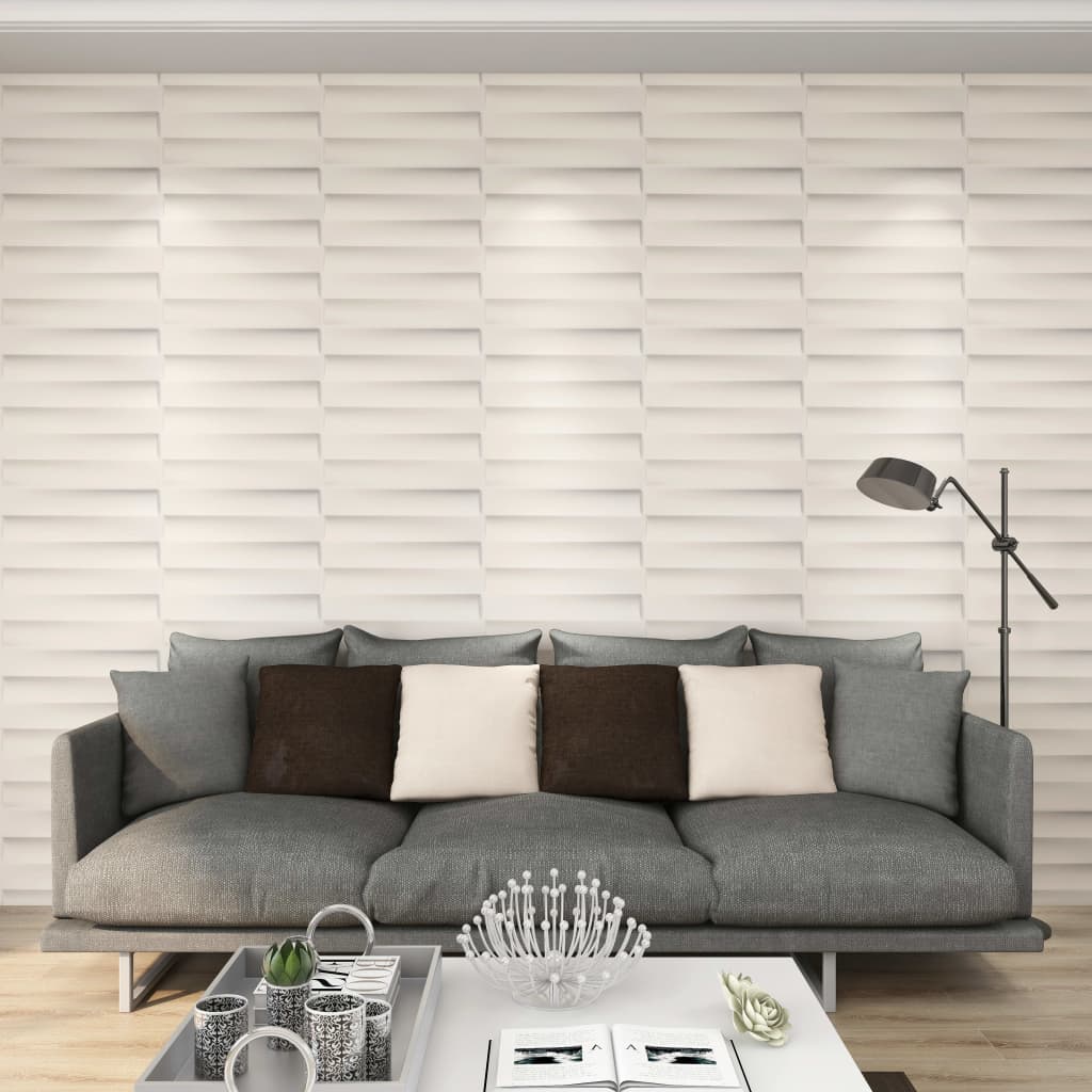 Berkfield 12 pcs Wall Panels 3D 0.5x0.5 m 3 m�__