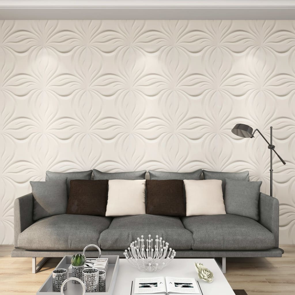 Berkfield 12 pcs Wall Panels 3D 0.5x0.5 m 3 m�__