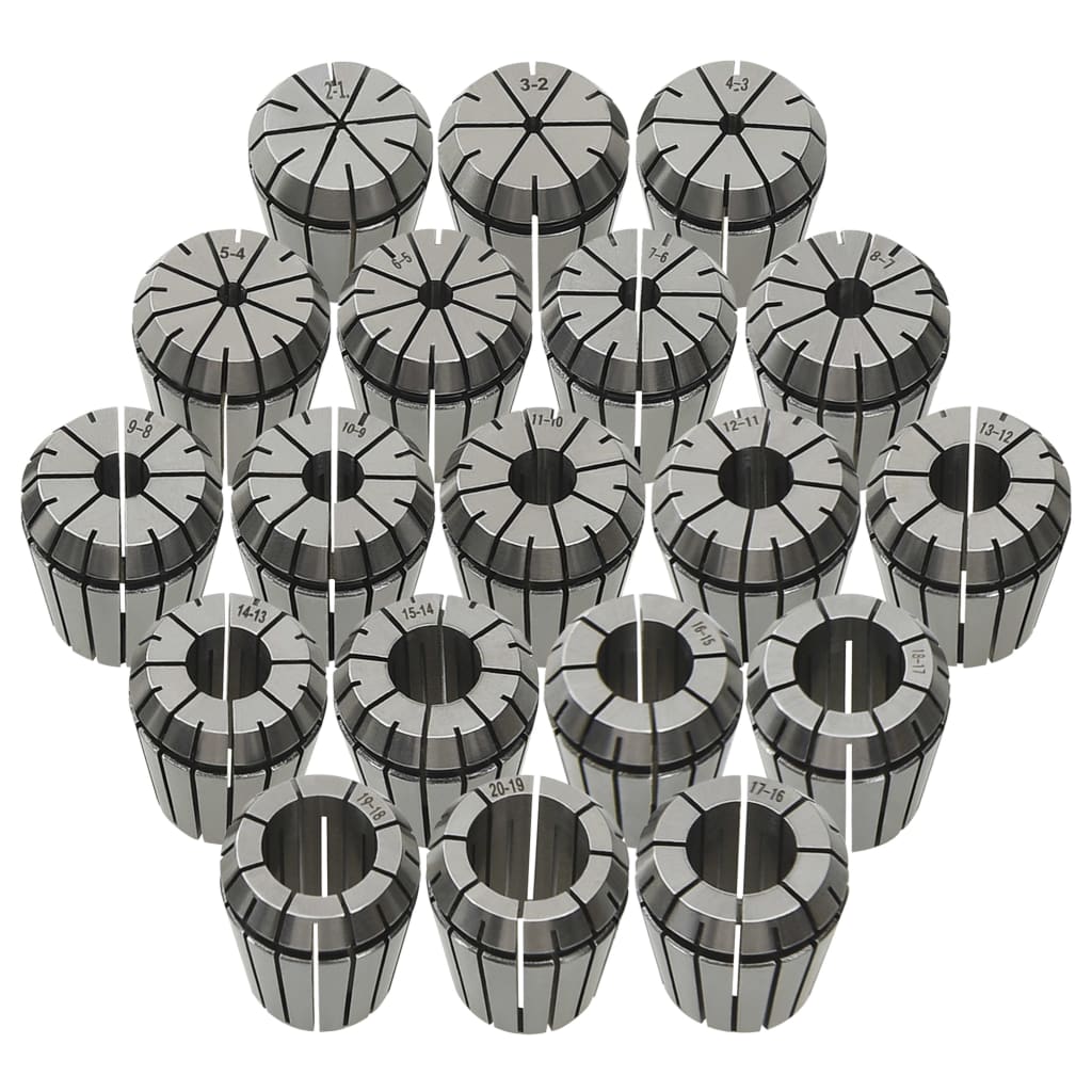Berkfield ER32 Collets 19 pcs Turning Tool Set