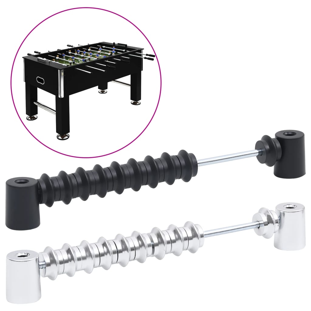 Berkfield Football Table Scoreboards 2 pcs Black and Silver