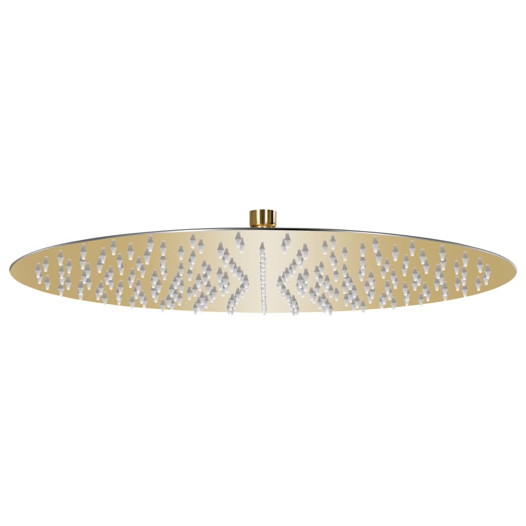 Berkfield Rain Shower Head Stainless Steel 40 cm Round Gold