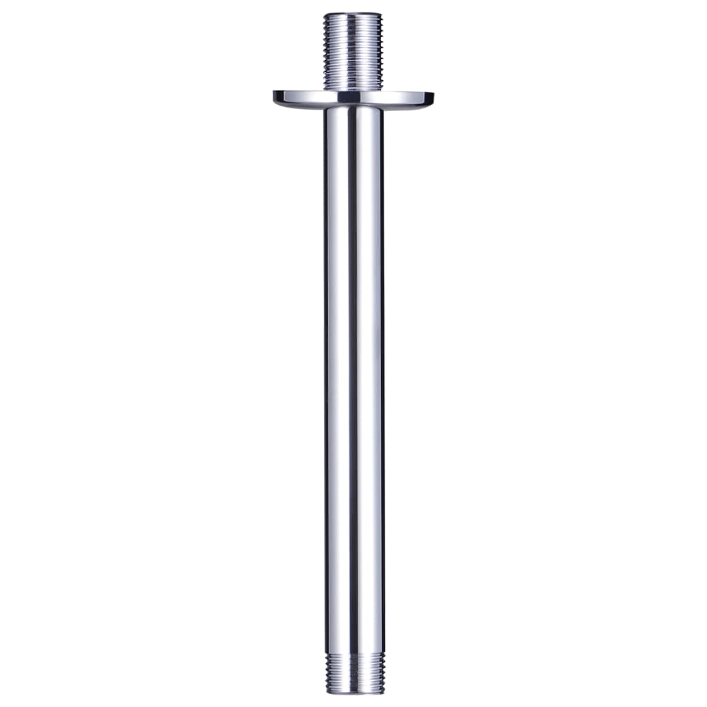 Berkfield Shower Support Arm Round Stainless Steel 201 Silver 20 cm