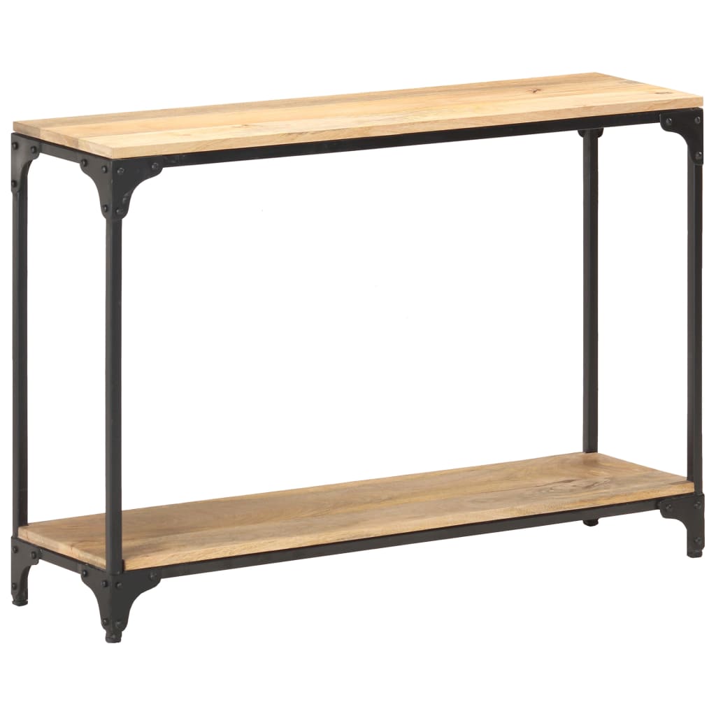 Berkfield Console Table 110x30x75 cm Solid Mango Wood
