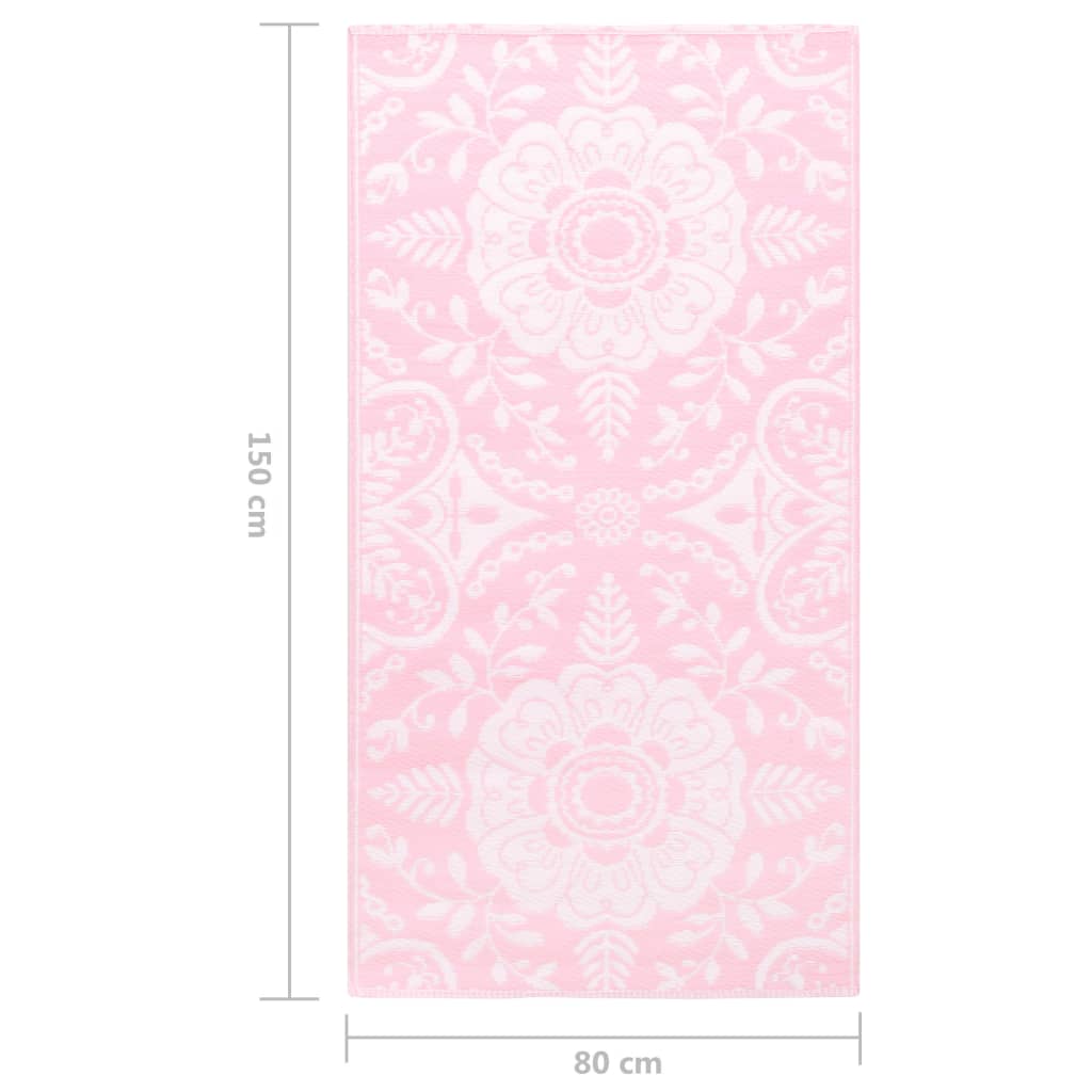 Berkfield Outdoor Carpet Pink 80x150 cm PP