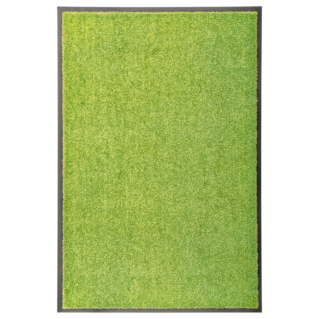 Berkfield Doormat Washable Green 60x90 cm