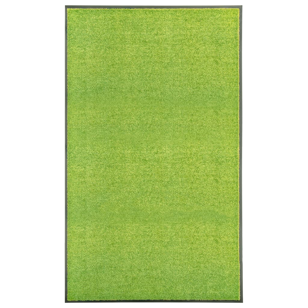Berkfield Doormat Washable Green 90x150 cm