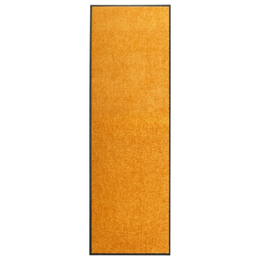 Berkfield Doormat Washable Orange 60x180 cm