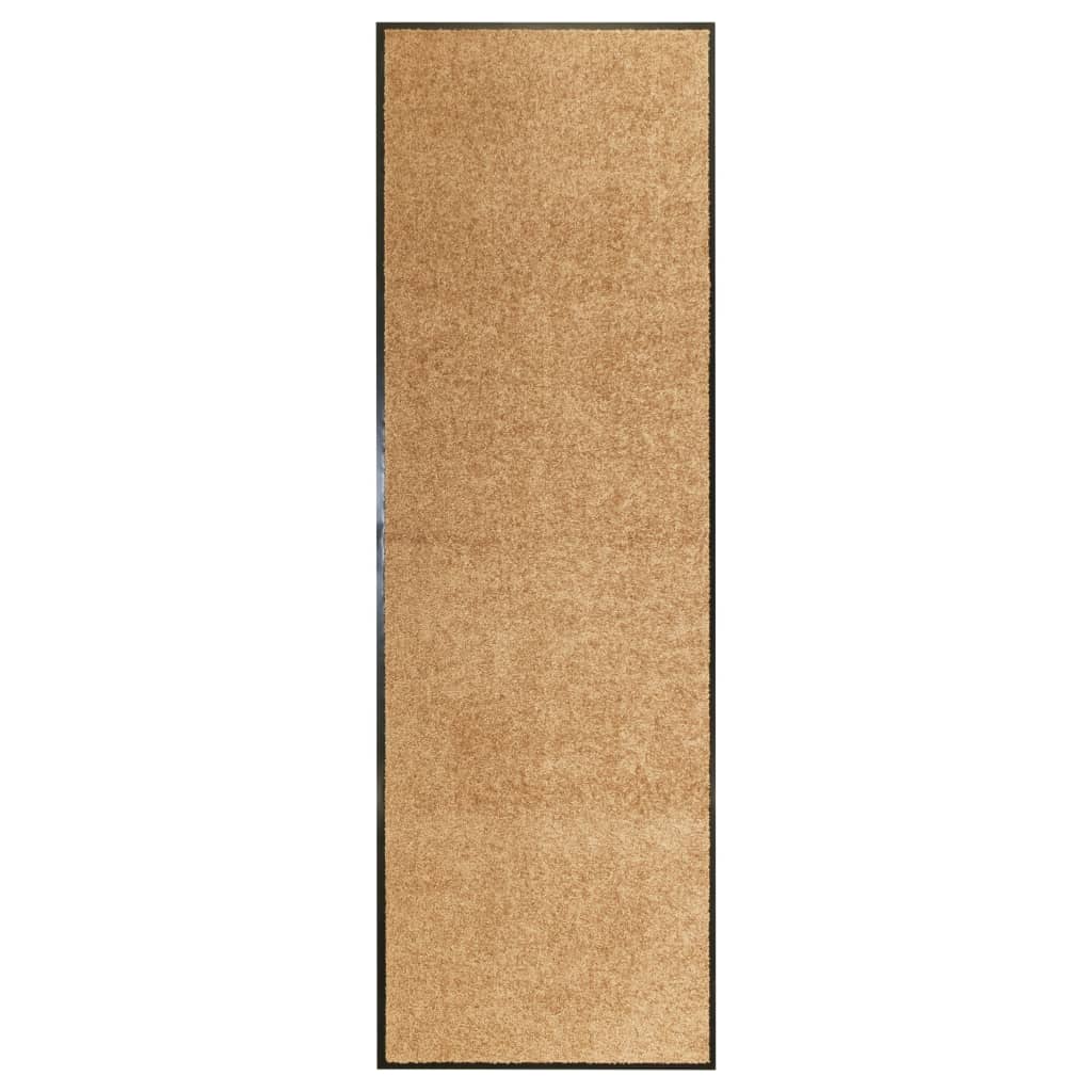 Berkfield Doormat Washable Cream 60x180 cm