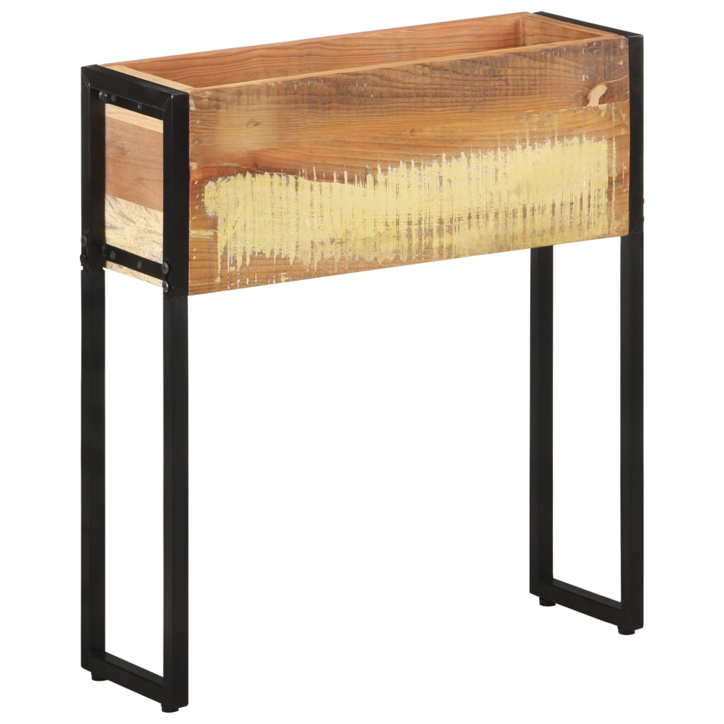 Berkfield Planter 60x20x68 cm Solid Reclaimed Wood