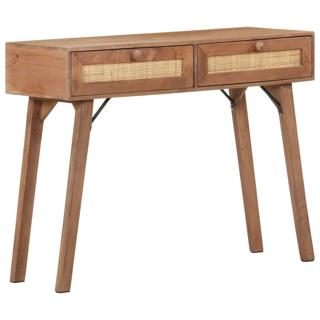 Berkfield Console Table 100x35x76 cm Solid Mango Wood