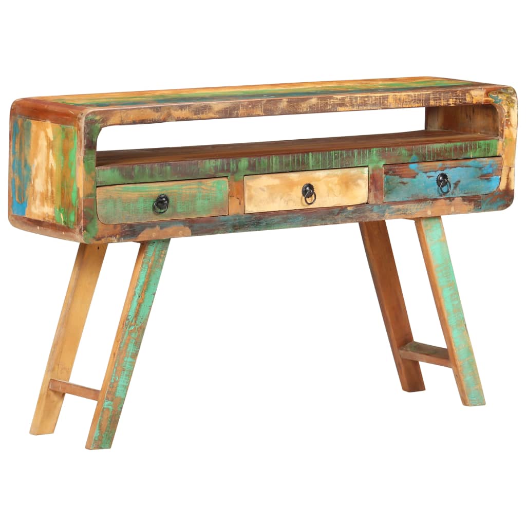 Berkfield Sideboard 120x30x75 cm Solid Reclaimed Wood