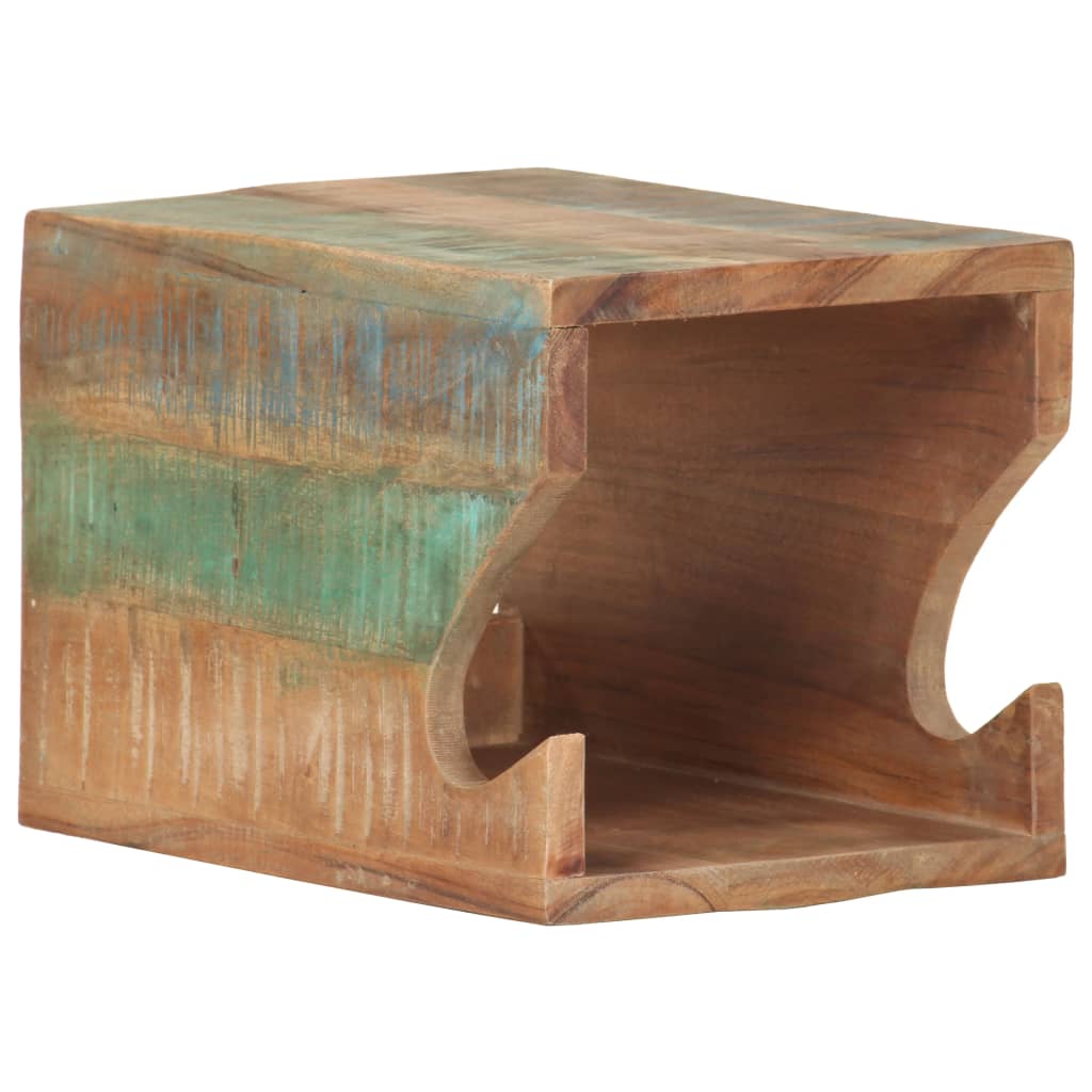 Berkfield Wall Mounted Bicycle Rack 35x25x25 cm Solid Reclaimed Wood