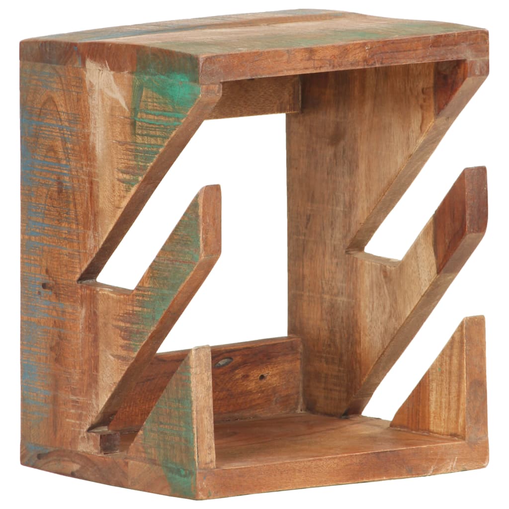 Berkfield Wall Mounted Skateboard Holder 25x20x30 cm Solid Reclaimed Wood