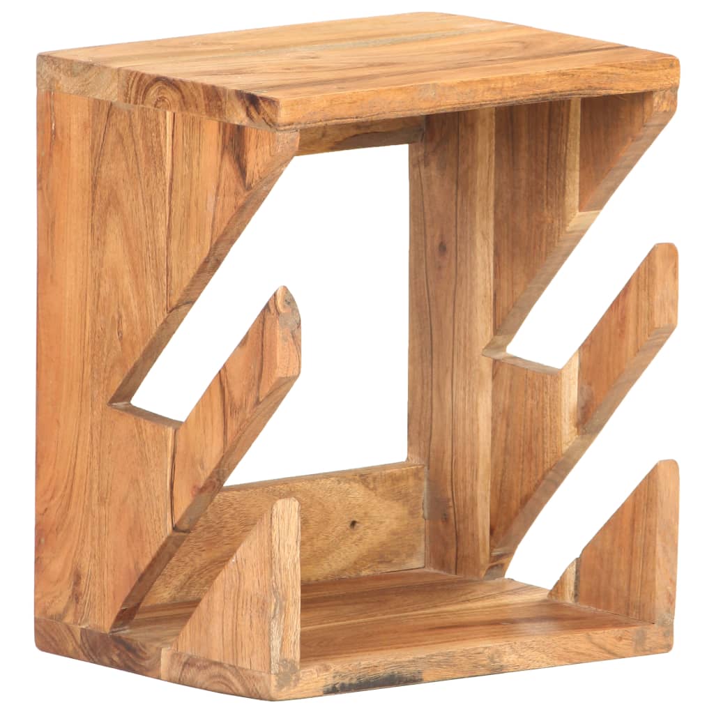 Berkfield Wall Mounted Skateboard Holder 25x20x30 cm Solid Acacia Wood