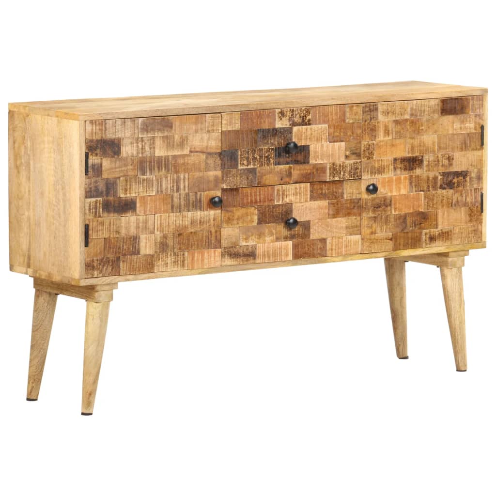Berkfield Sideboard 120x30x70 cm Solid Mango Wood