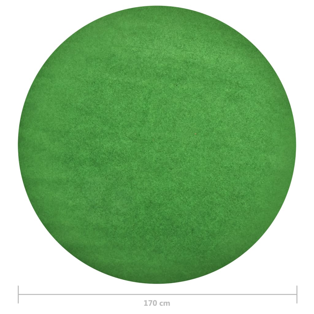 Berkfield Artificial Grass with Studs Dia.170 cm Green Round