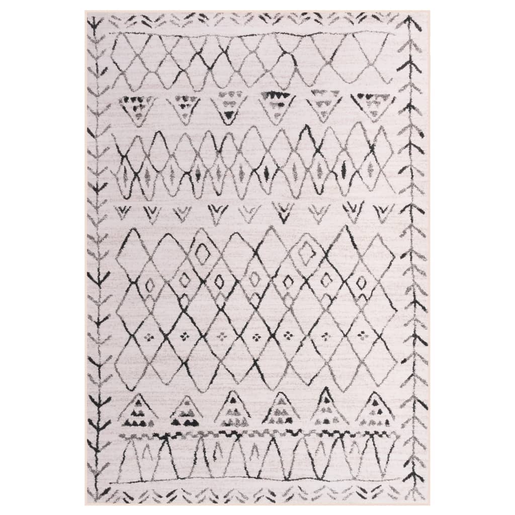 Berkfield Printed Rug Multicolour 140x200 cm Fabric