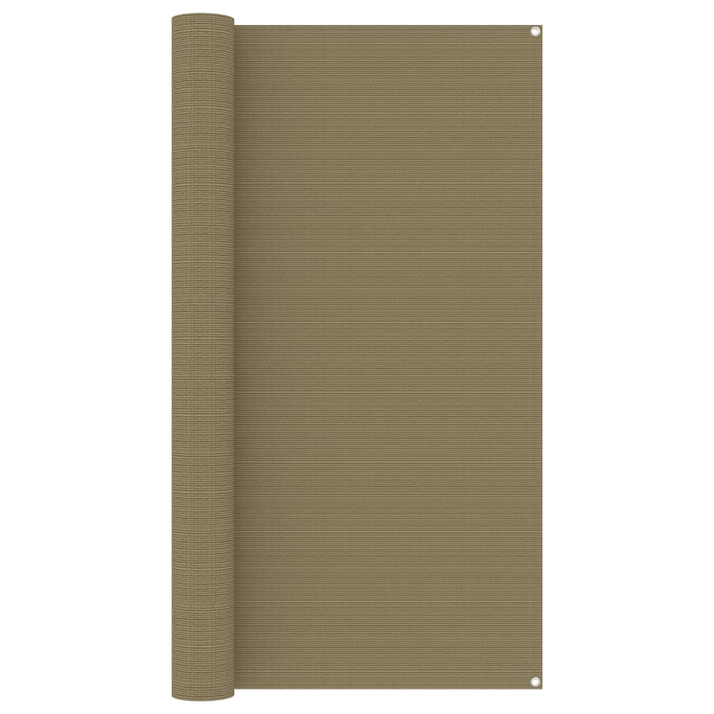 Berkfield Tent Carpet 200x400 cm Taupe
