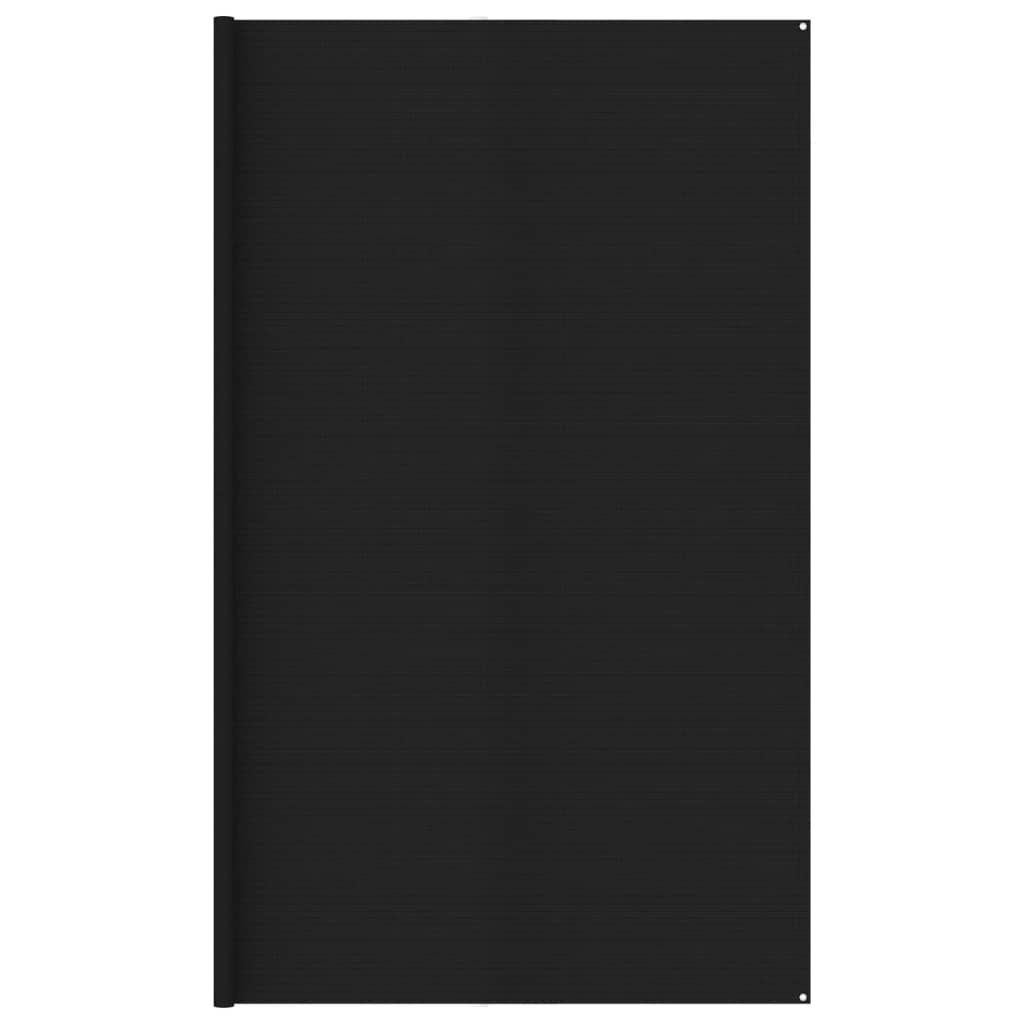 Berkfield Tent Carpet 400x400 cm Black HDPE