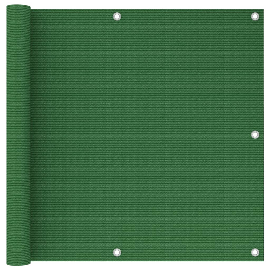 Berkfield Balcony Screen Light Green 90x400 cm HDPE
