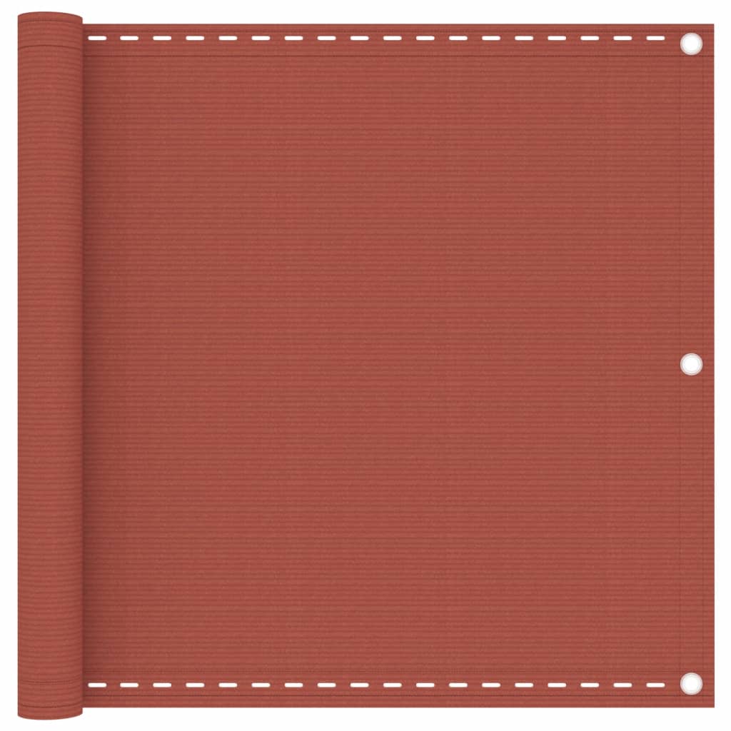 Berkfield Balcony Screen Terracotta 90x300 cm HDPE