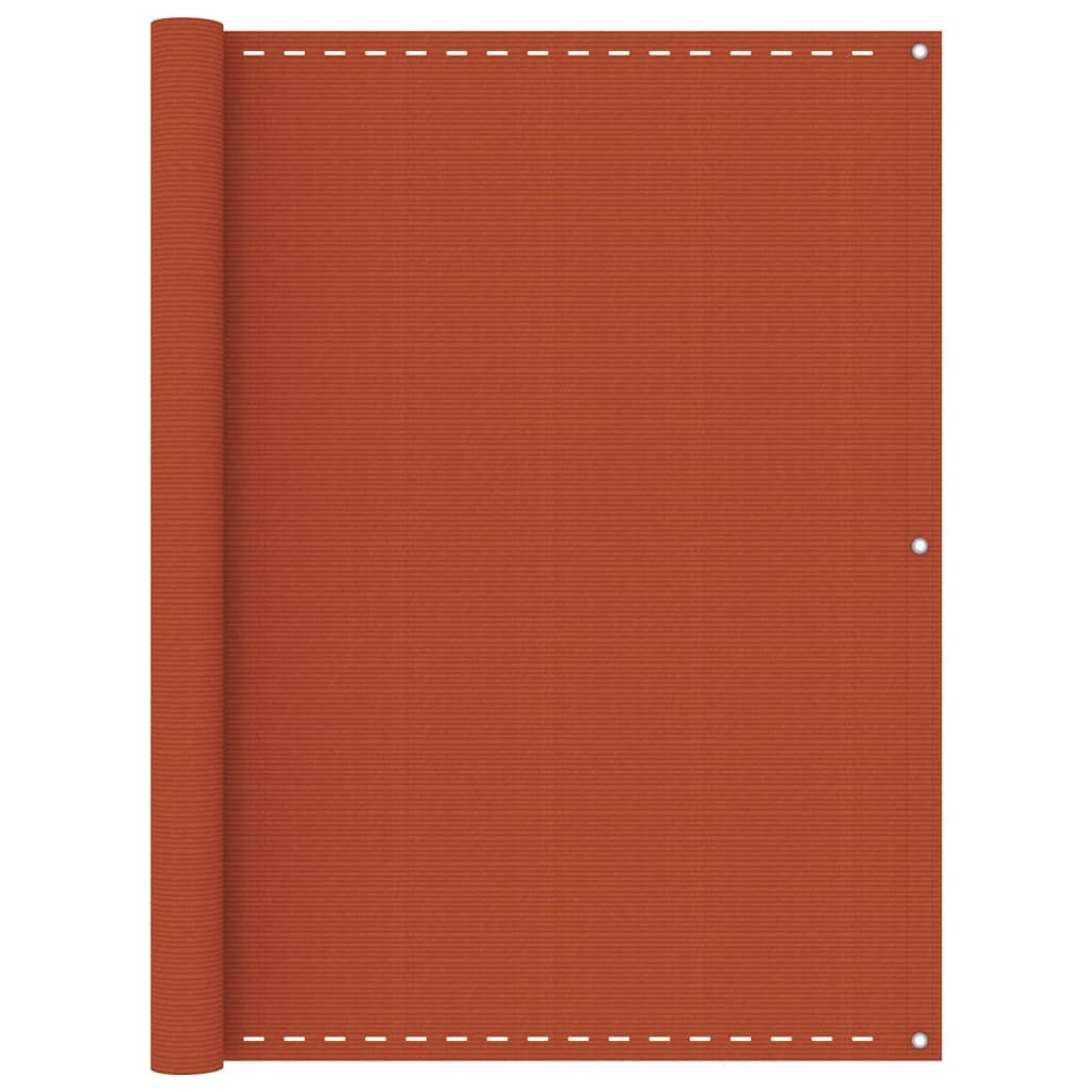 Berkfield Balcony Screen Orange 120x400 cm HDPE