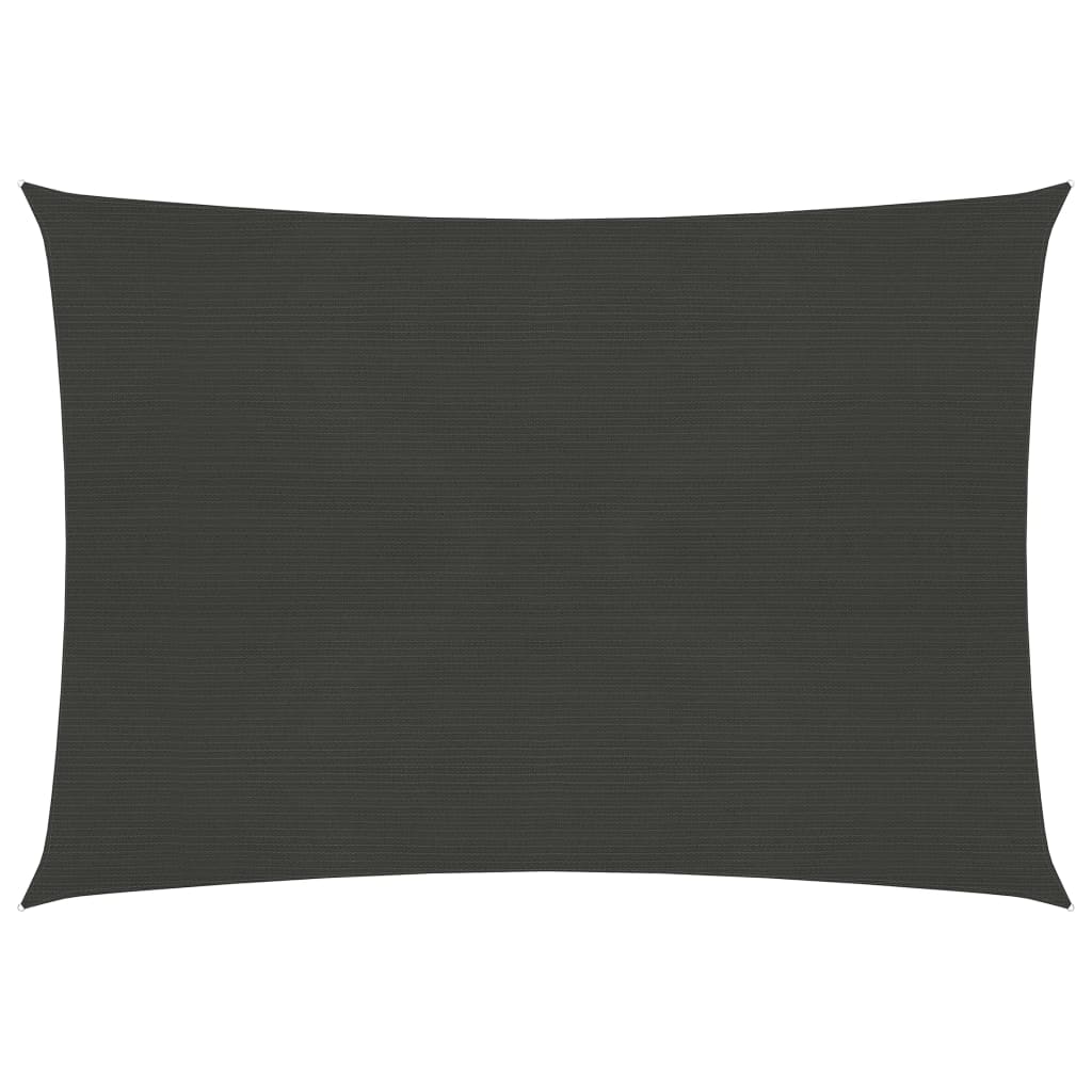 Berkfield Sunshade Sail 160 g/m�__ Anthracite 2.5x3.5 m HDPE