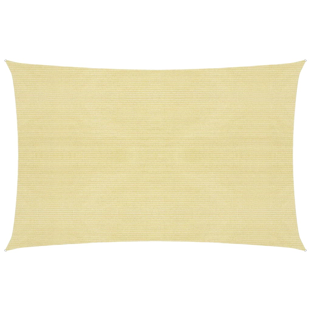 Berkfield Sunshade Sail 160 g/må_ Beige 2.5x4 m HDPE