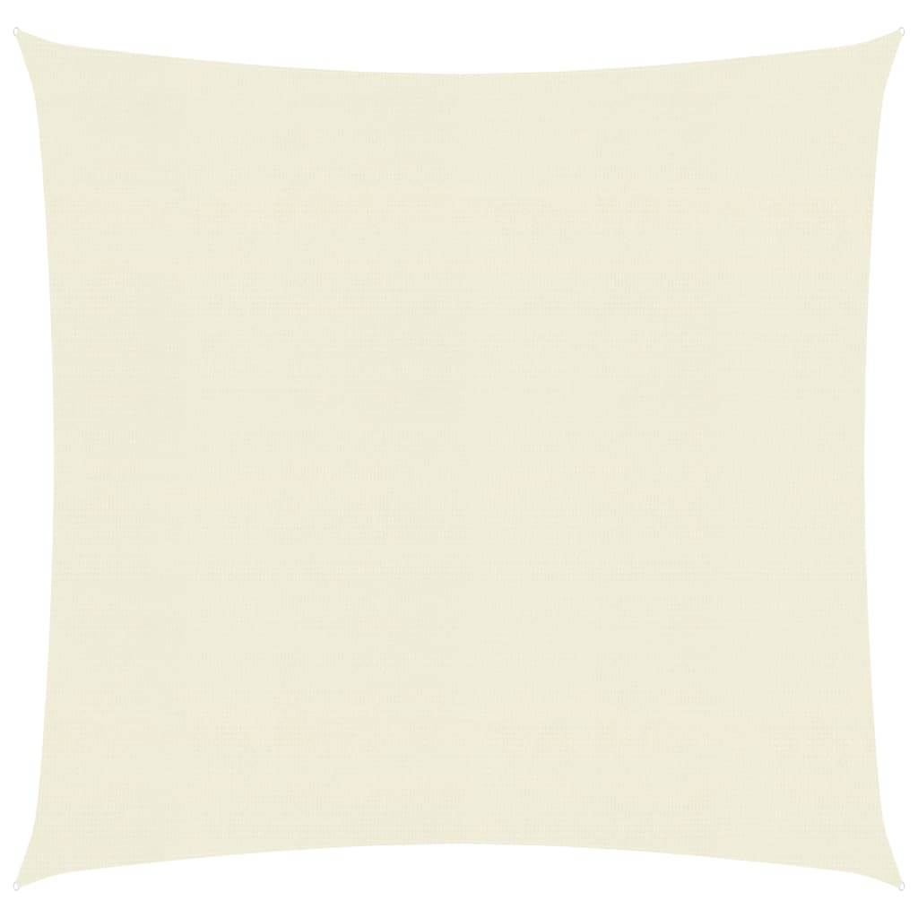 Berkfield Sunshade Sail 160 g/m�__ Cream 2.5x2.5 m HDPE