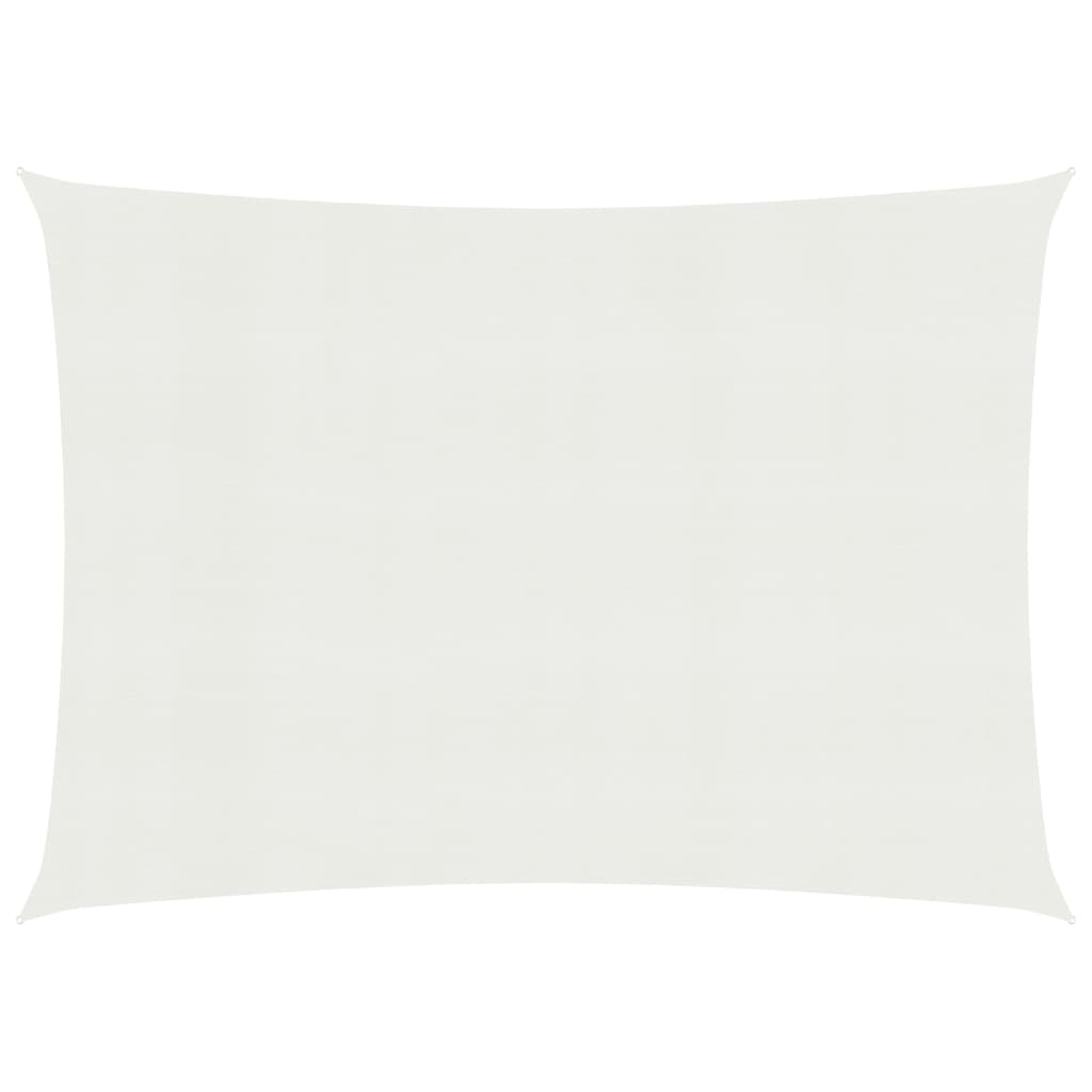 Berkfield Sunshade Sail 160 g/m�__ White 5x6 m HDPE