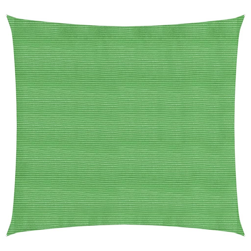 Berkfield Sunshade Sail 160 g/m�__ Light Green 7x7 m HDPE
