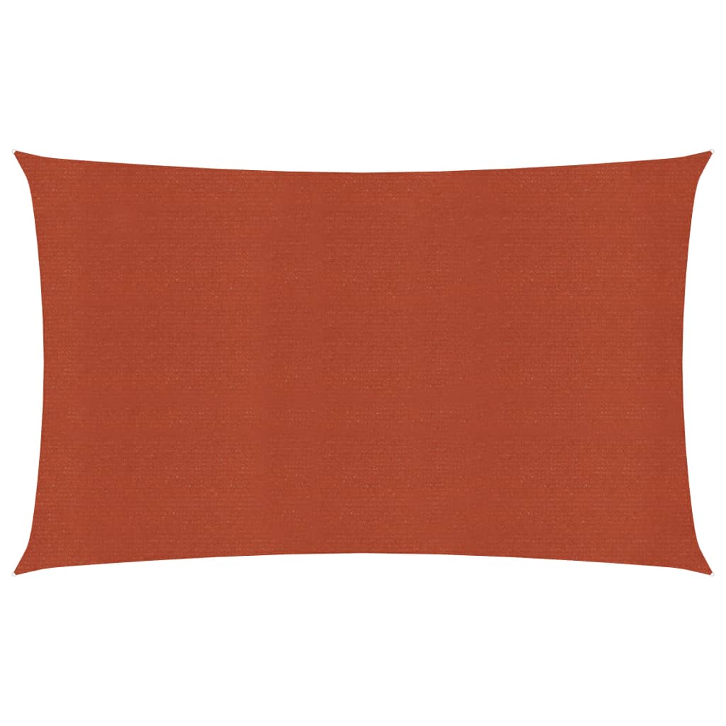 Berkfield Sunshade Sail 160 g/m�__ Terracotta 2x5 m HDPE