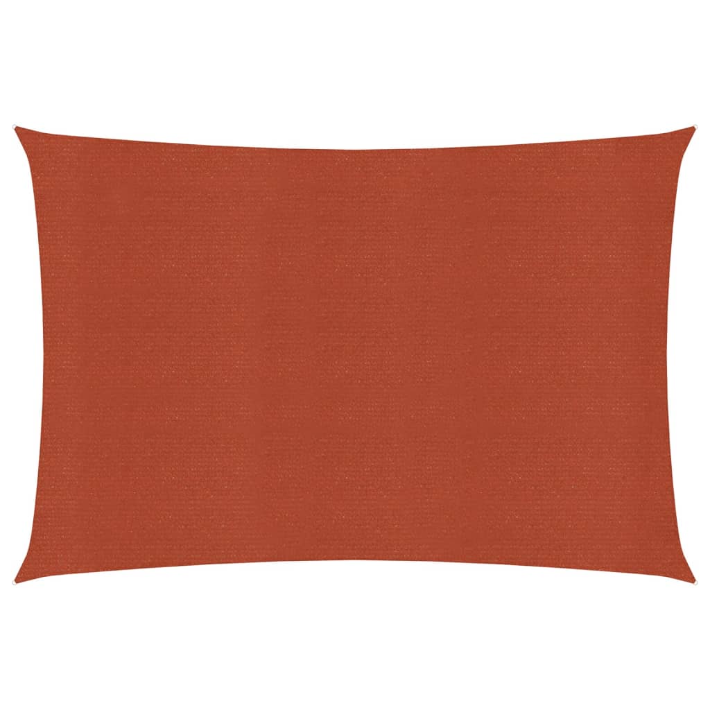 Berkfield Sunshade Sail 160 g/m�__ Terracotta 2.5x4.5 m HDPE