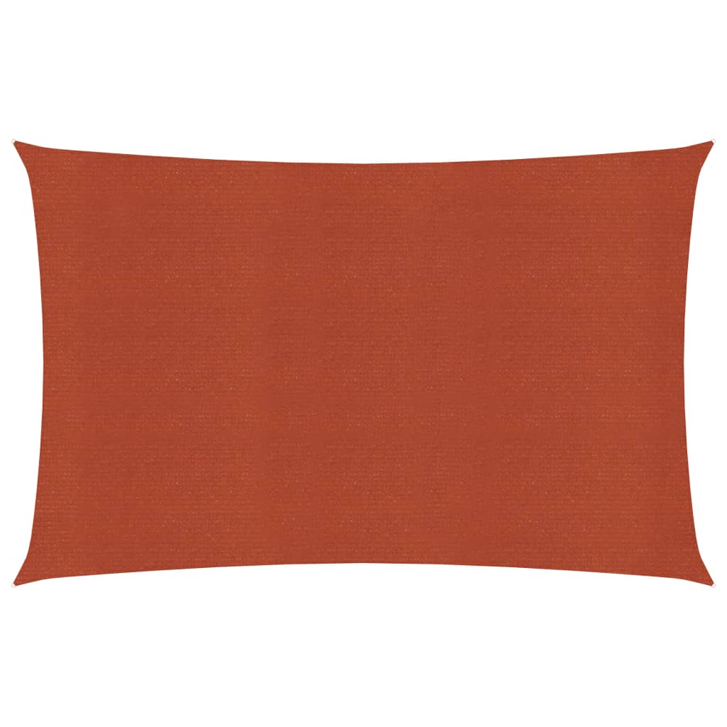 Berkfield Sunshade Sail 160 g/må_ Terracotta 4x5 m HDPE