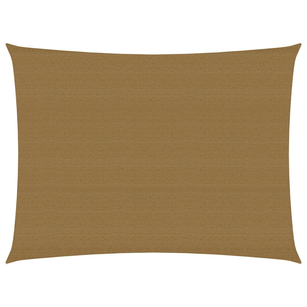 Berkfield Sunshade Sail 160 g/må_ Taupe 3x4.5 m HDPE