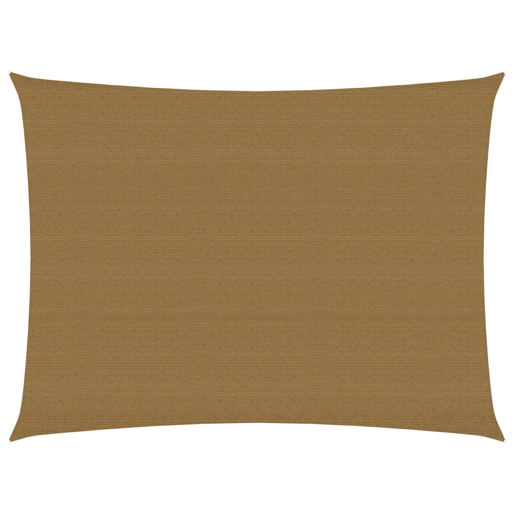 Berkfield Sunshade Sail 160 g/m�__ Taupe 4x5 m HDPE