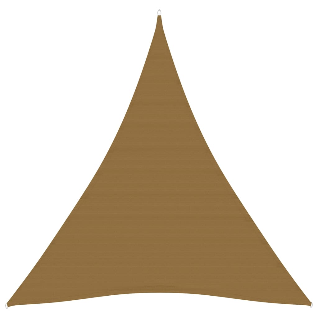 Berkfield Sunshade Sail 160 g/m�__ Taupe 5x7x7 m HDPE