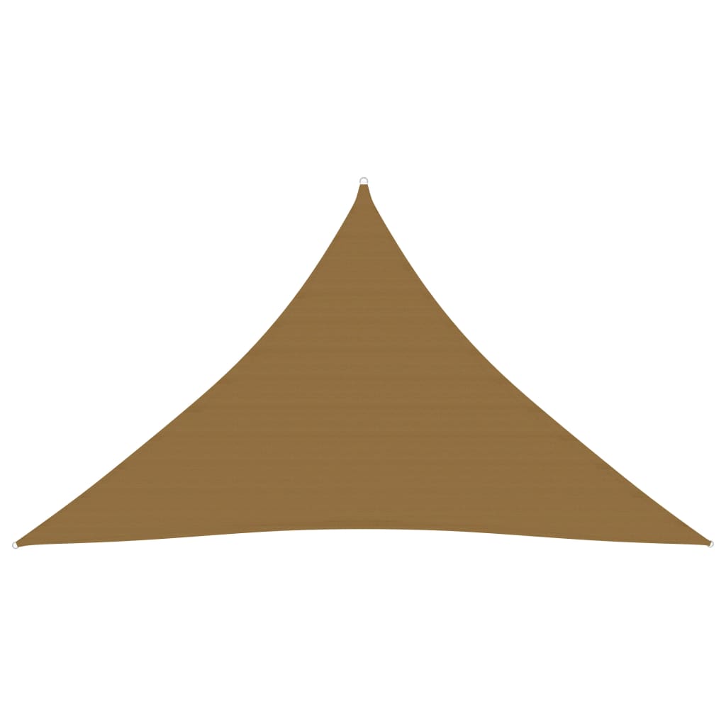 Berkfield Sunshade Sail 160 g/m�__ Taupe 5x5x6 m HDPE