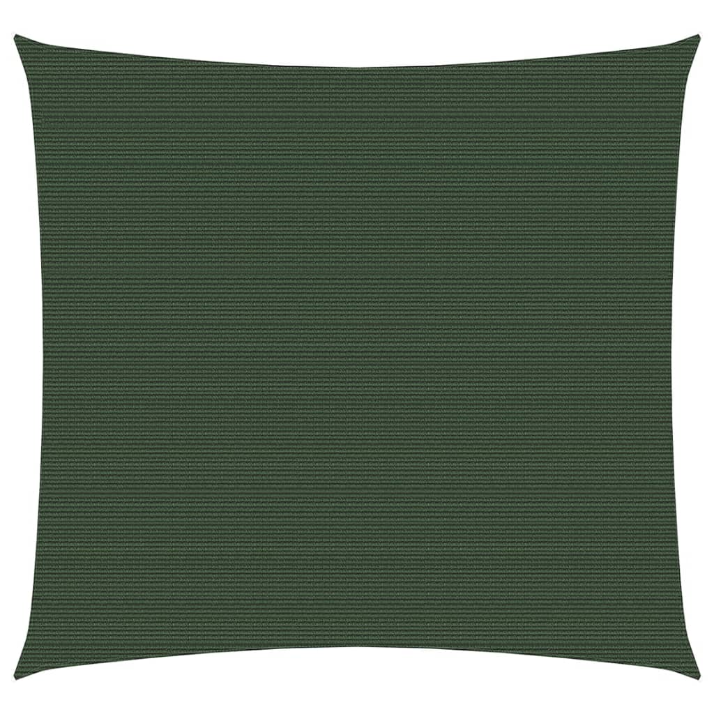 Berkfield Sunshade Sail 160 g/m�__ Dark Green 4.5x4.5 m HDPE