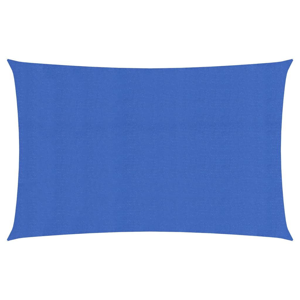 Berkfield Sunshade Sail 160 g/m�__ Blue 2x5 m HDPE