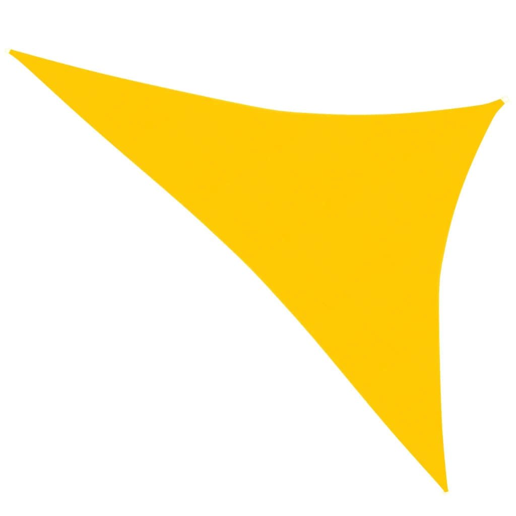 Berkfield Sunshade Sail 160 g/m�__ Yellow 3x4x5 m HDPE