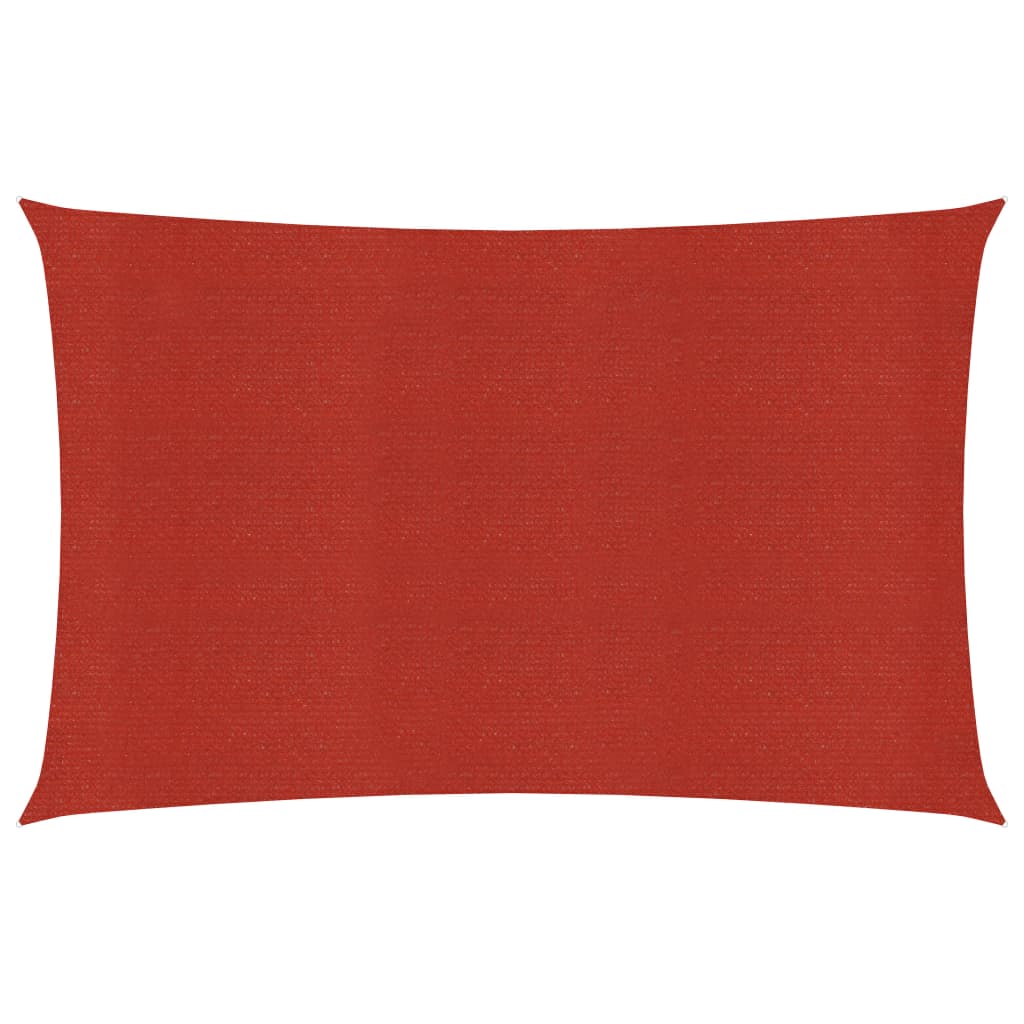 Berkfield Sunshade Sail 160 g/m�__ Red 3.5x4.5 m HDPE