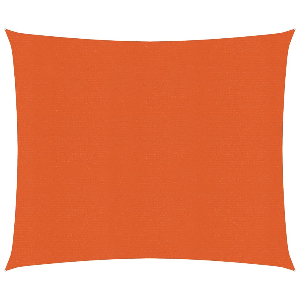 Berkfield Sunshade Sail 160 g/m�__ Orange 3.6x3.6 m HDPE