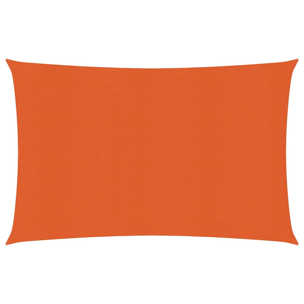 Berkfield Sunshade Sail 160 g/m�__ Orange 2.5x3.5 m HDPE